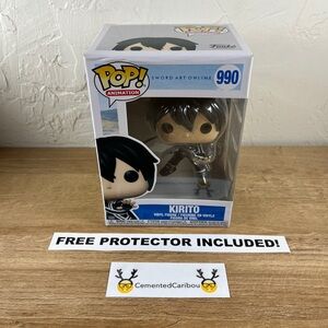 Kirito Funko Pop #990 Sword Art Online SAO Anime Vaulted NOT MINT